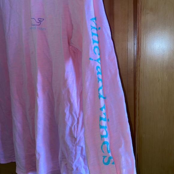 XS Pink Vineyard Vines Longsleeve Shirt - Picture 2 of 3